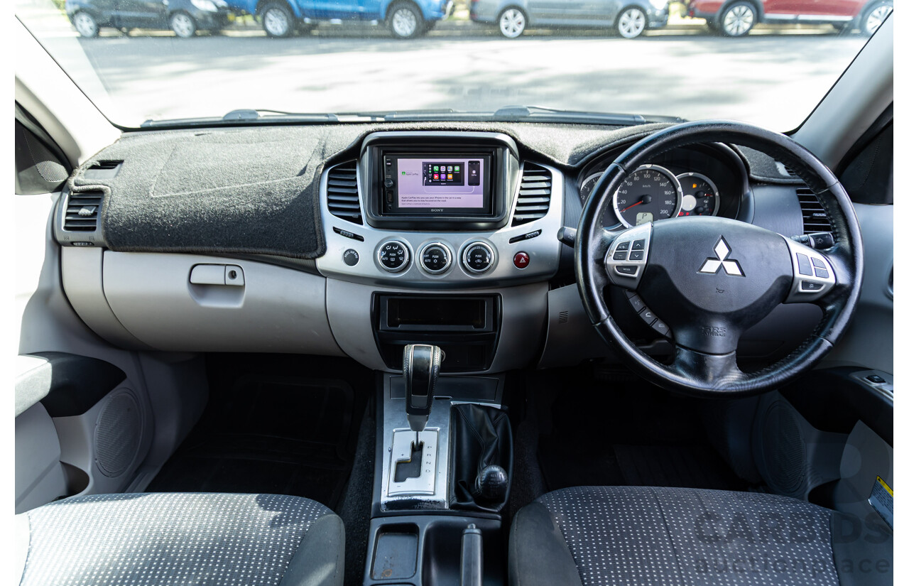 7/2012 Mitsubishi Triton GLX-R (4x4) MN MY12 Double Cab Utility Grey Turbo Diesel 2.5L