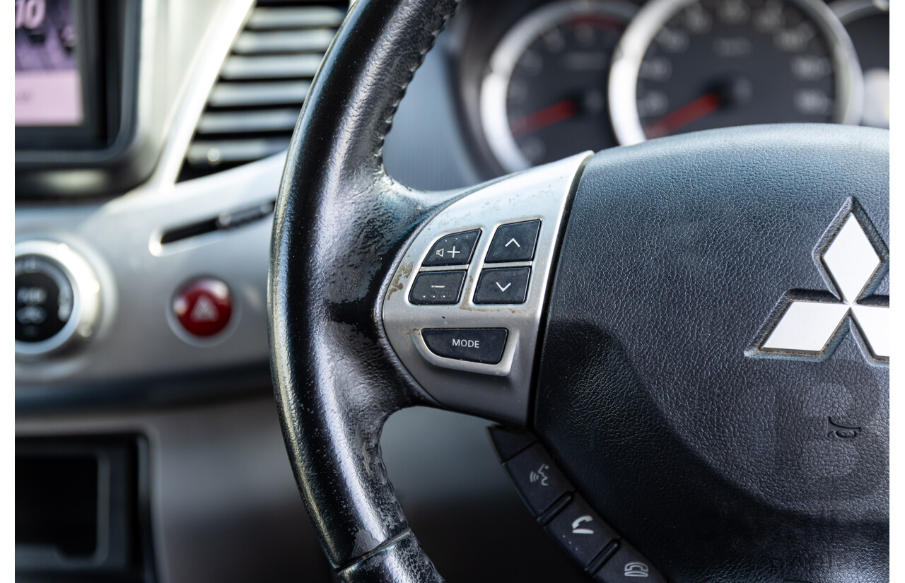 7/2012 Mitsubishi Triton GLX-R (4x4) MN MY12 Double Cab Utility Grey Turbo Diesel 2.5L