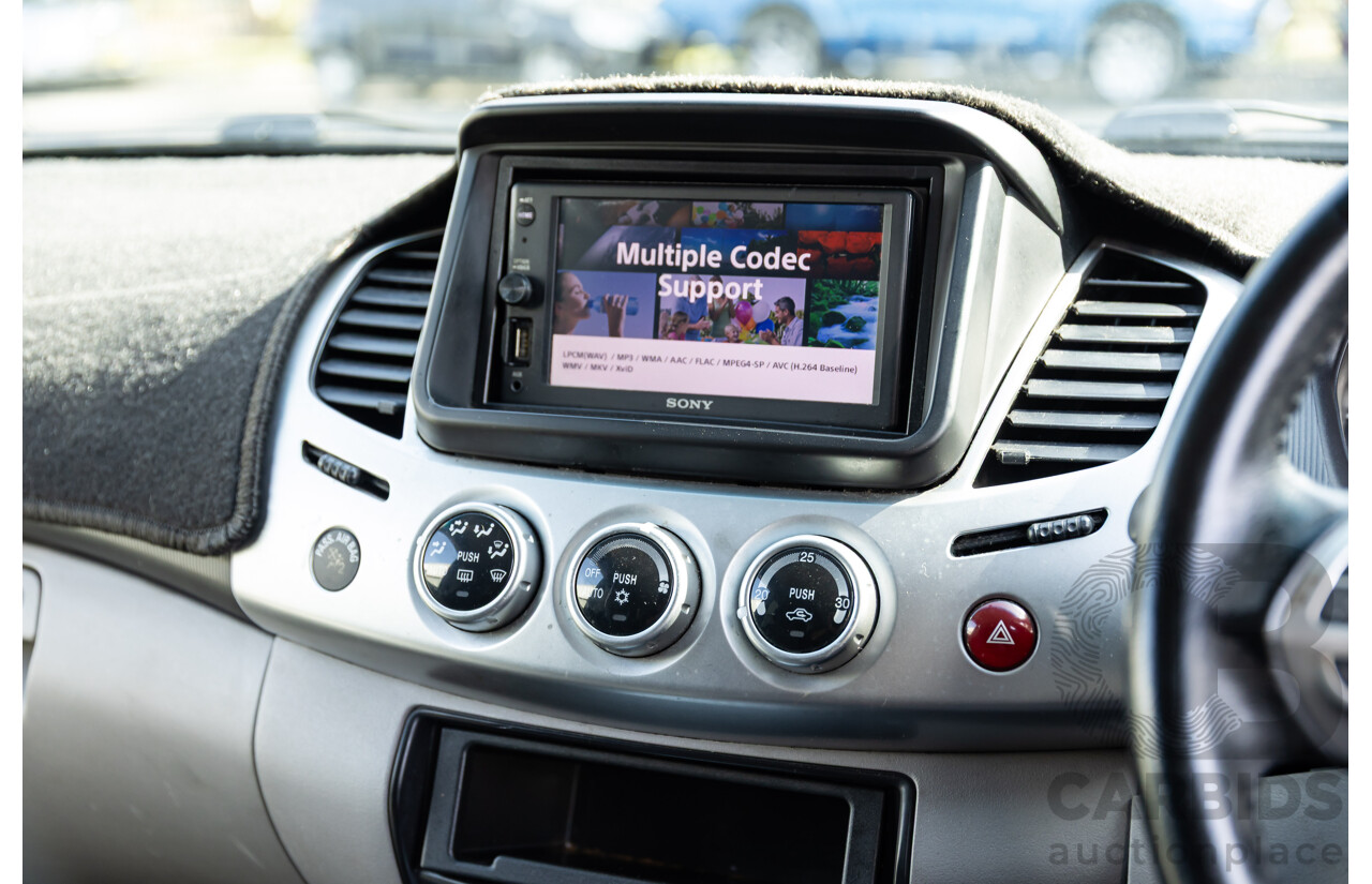 7/2012 Mitsubishi Triton GLX-R (4x4) MN MY12 Double Cab Utility Grey Turbo Diesel 2.5L