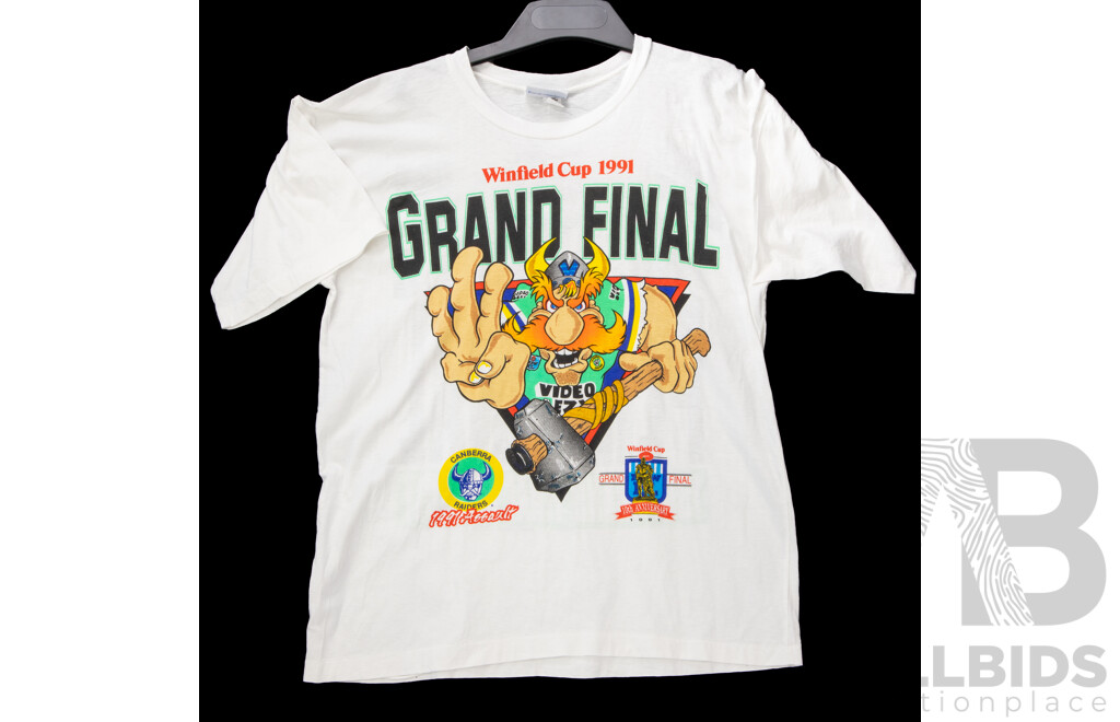 Vintage Canberra Raiders 1991 Grand Final T-Shirt