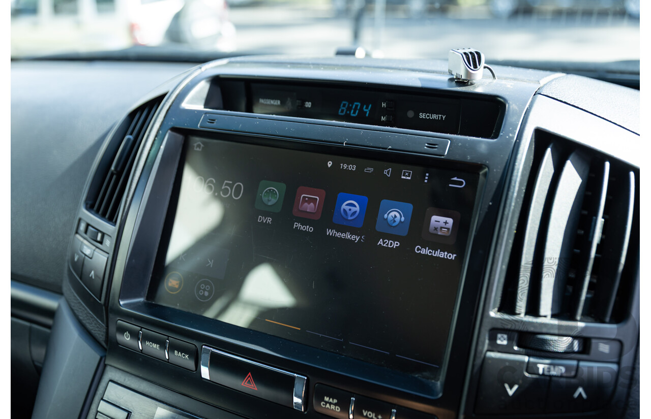 2/2008 Toyota Landcruiser GXL (4x4) VDJ200R 4d Wagon Ebony Black Turbo Diesel V8 4.5L