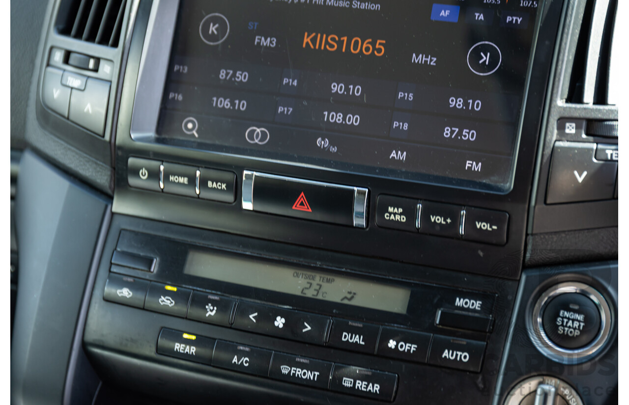 2/2008 Toyota Landcruiser GXL (4x4) VDJ200R 4d Wagon Ebony Black Turbo Diesel V8 4.5L