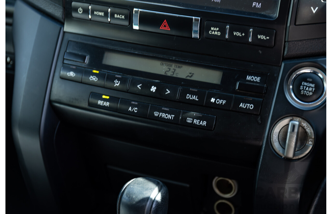 2/2008 Toyota Landcruiser GXL (4x4) VDJ200R 4d Wagon Ebony Black Turbo Diesel V8 4.5L