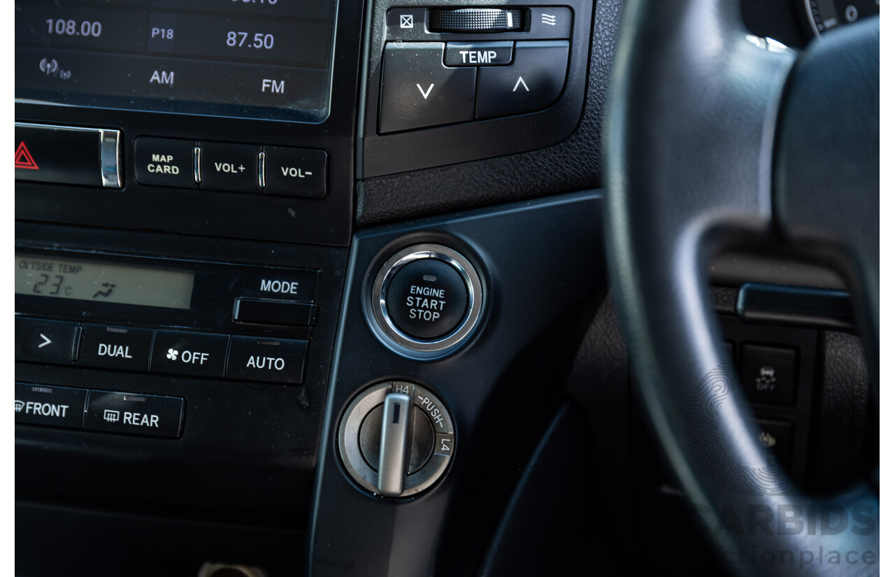 2/2008 Toyota Landcruiser GXL (4x4) VDJ200R 4d Wagon Ebony Black Turbo Diesel V8 4.5L