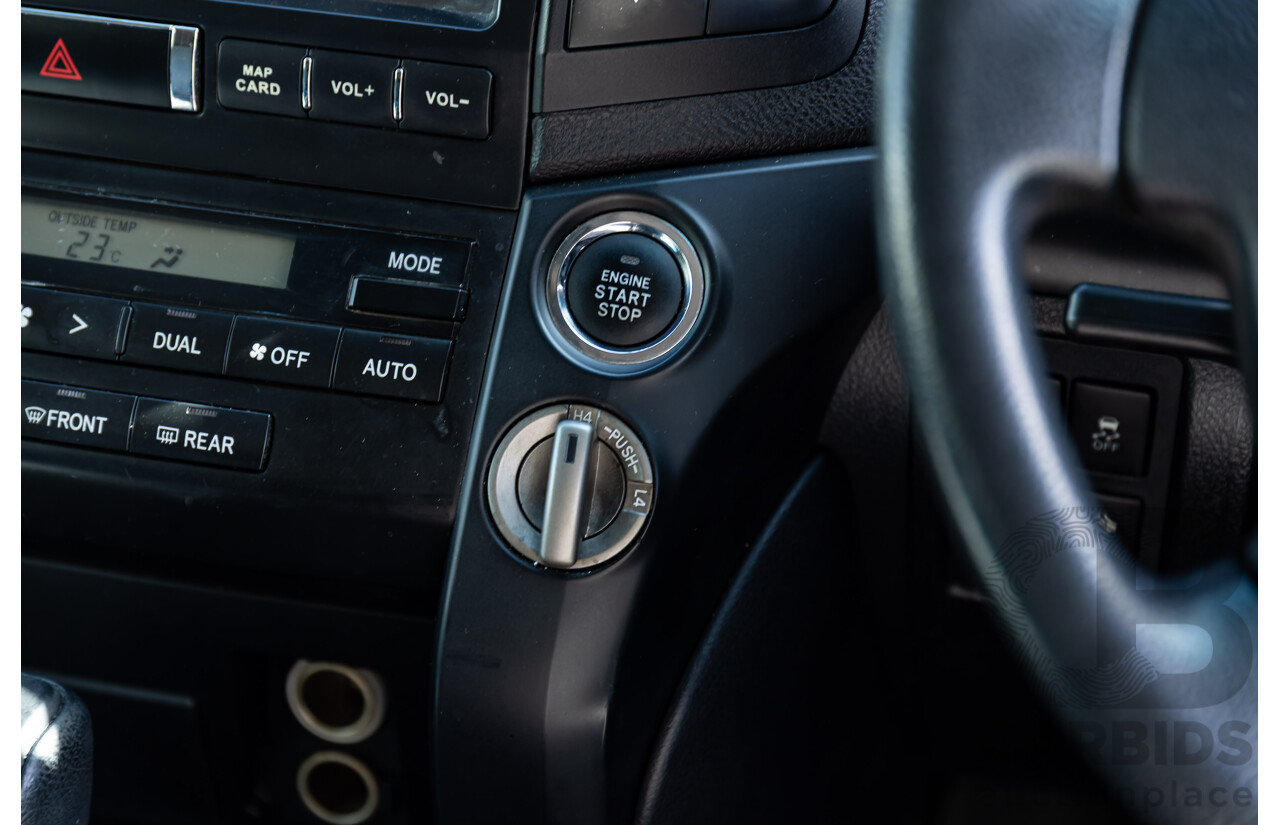 2/2008 Toyota Landcruiser GXL (4x4) VDJ200R 4d Wagon Ebony Black Turbo Diesel V8 4.5L