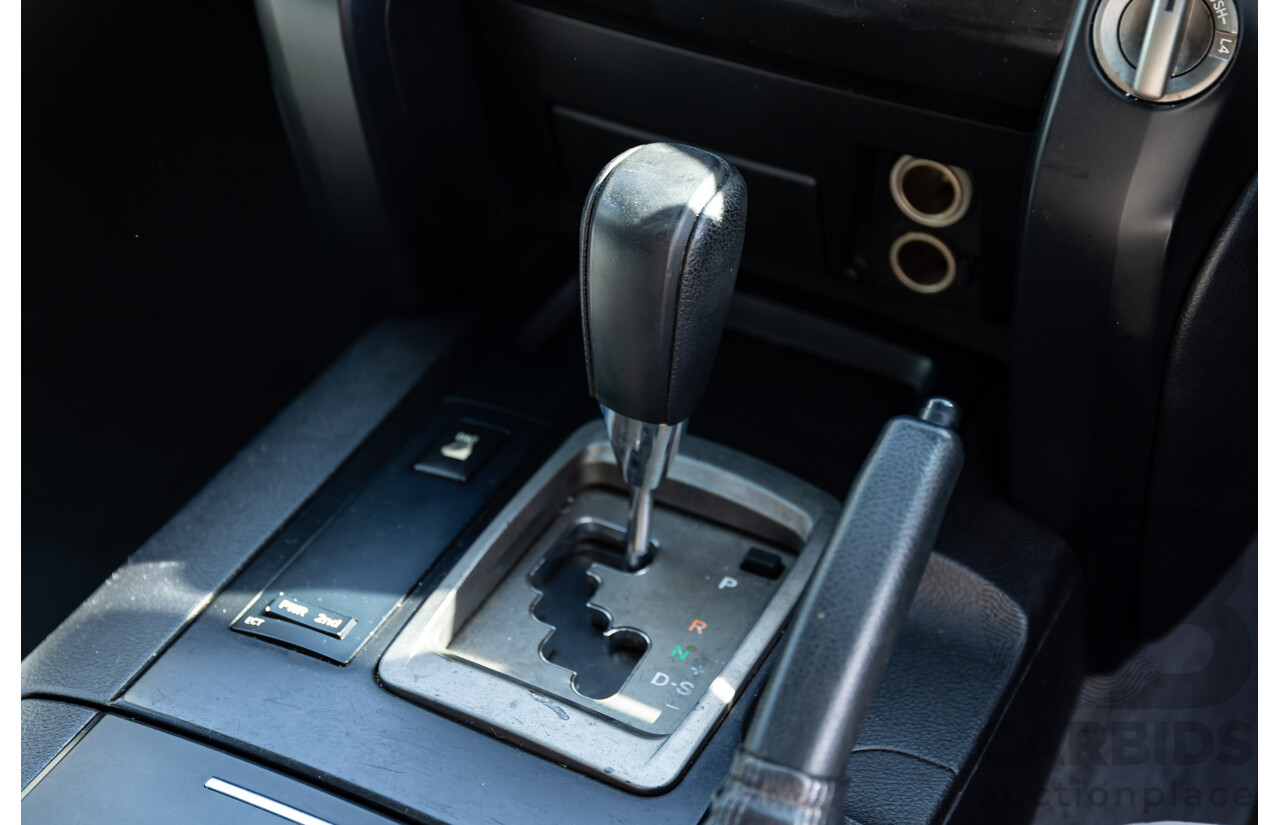 2/2008 Toyota Landcruiser GXL (4x4) VDJ200R 4d Wagon Ebony Black Turbo Diesel V8 4.5L