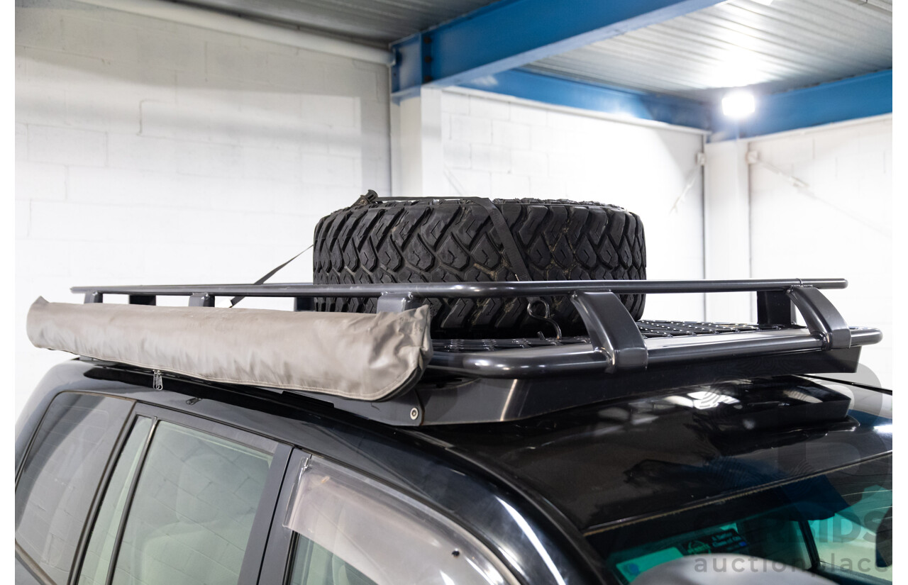 2/2008 Toyota Landcruiser GXL (4x4) VDJ200R 4d Wagon Ebony Black Turbo Diesel V8 4.5L