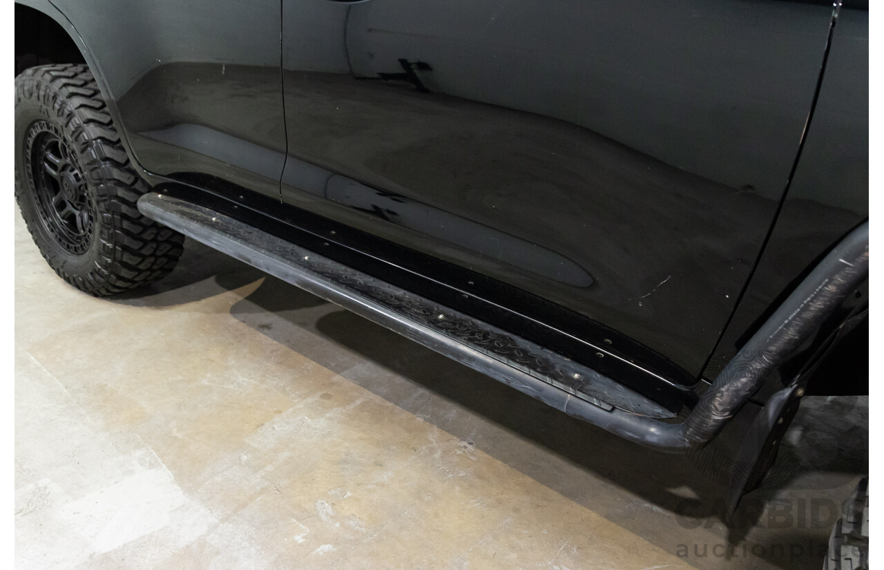 2/2008 Toyota Landcruiser GXL (4x4) VDJ200R 4d Wagon Ebony Black Turbo Diesel V8 4.5L