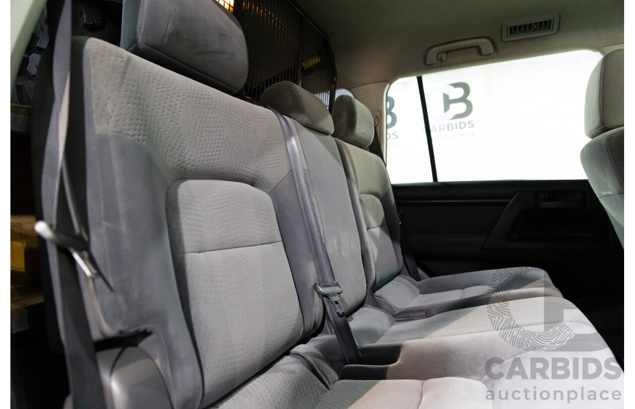 2/2008 Toyota Landcruiser GXL (4x4) VDJ200R 4d Wagon Ebony Black Turbo Diesel V8 4.5L