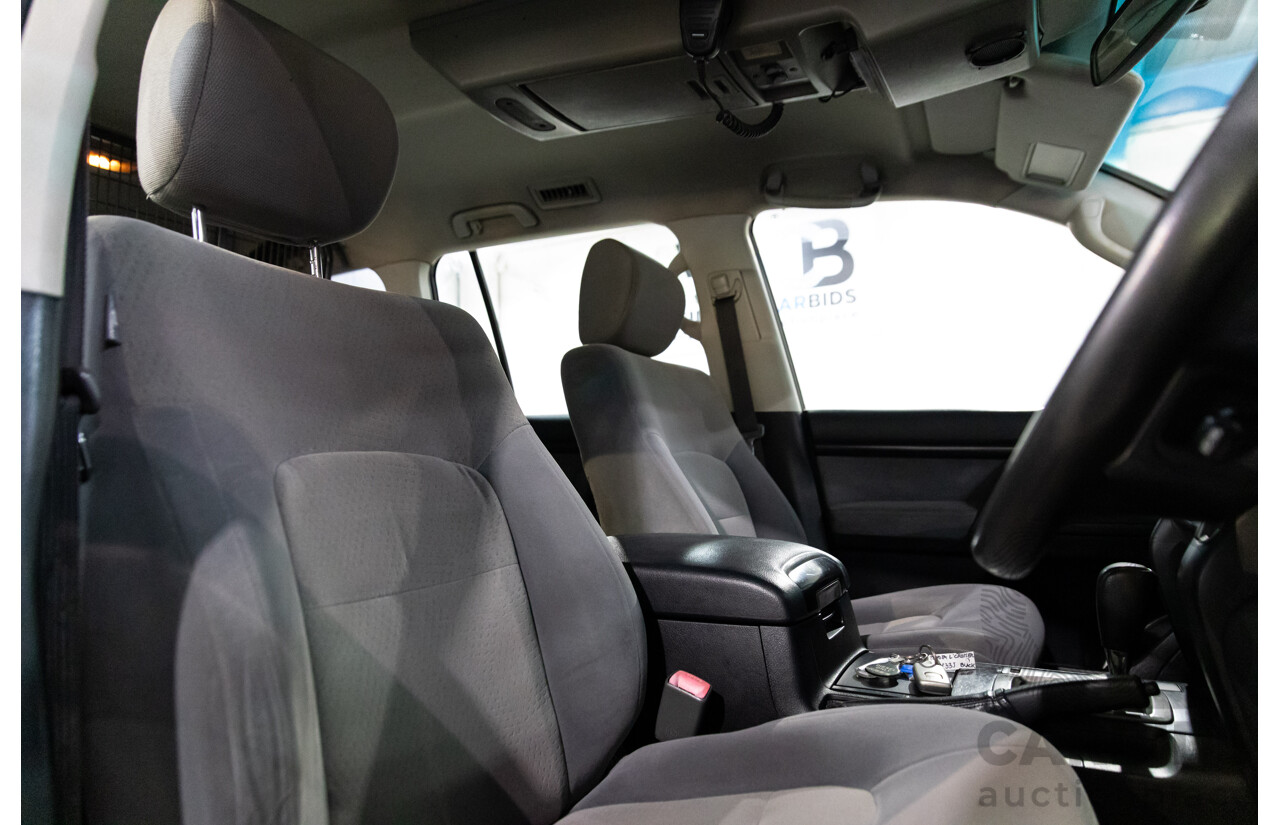 2/2008 Toyota Landcruiser GXL (4x4) VDJ200R 4d Wagon Ebony Black Turbo Diesel V8 4.5L