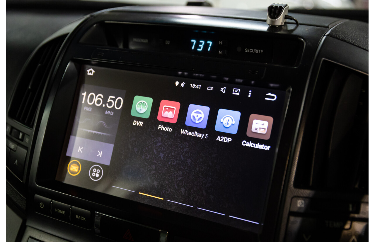 2/2008 Toyota Landcruiser GXL (4x4) VDJ200R 4d Wagon Ebony Black Turbo Diesel V8 4.5L