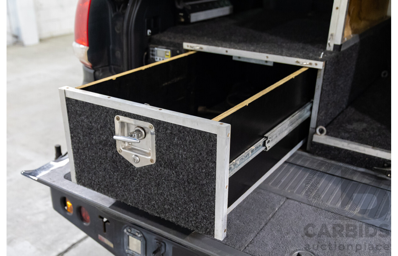 2/2008 Toyota Landcruiser GXL (4x4) VDJ200R 4d Wagon Ebony Black Turbo Diesel V8 4.5L