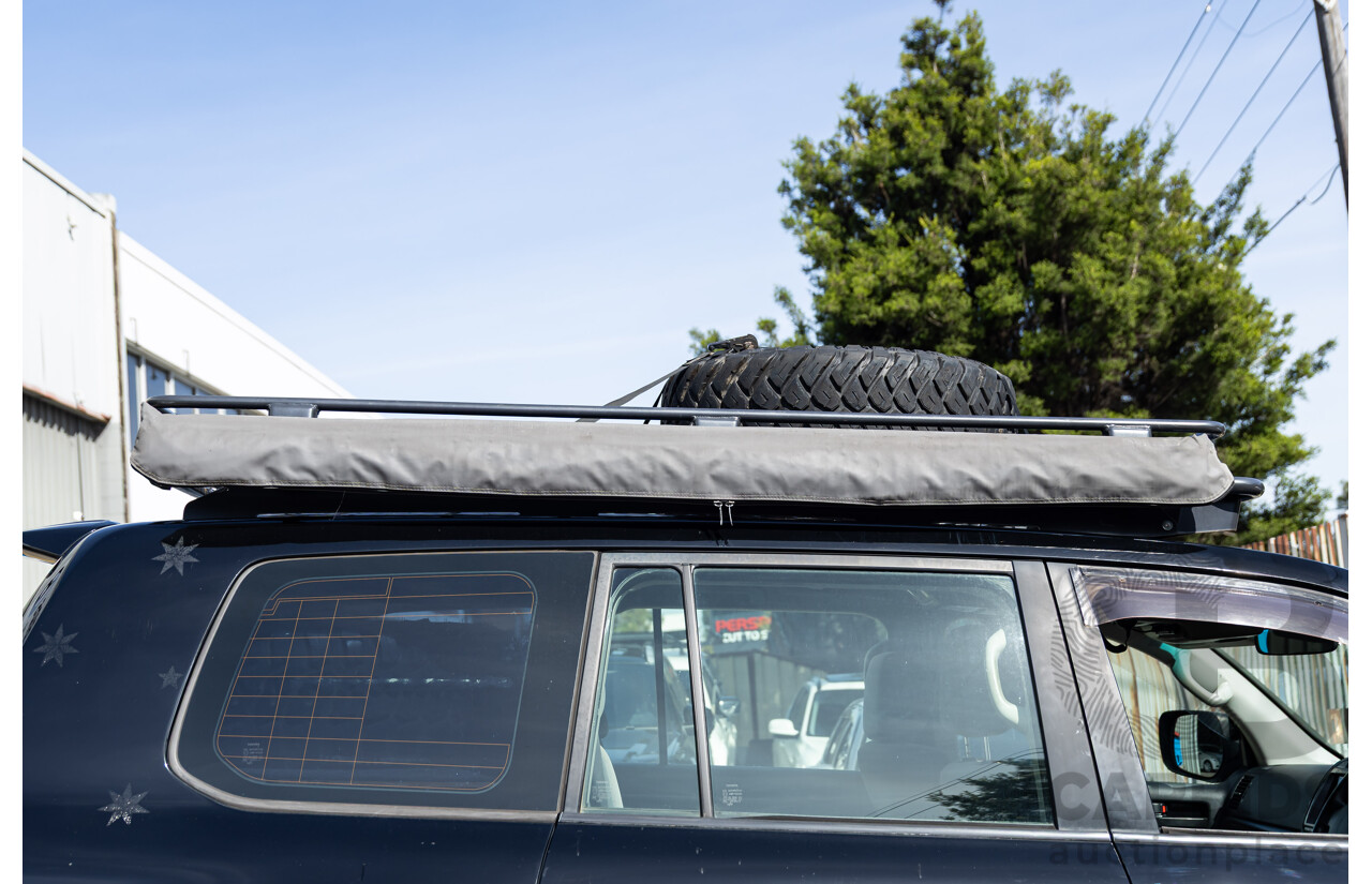 2/2008 Toyota Landcruiser GXL (4x4) VDJ200R 4d Wagon Ebony Black Turbo Diesel V8 4.5L