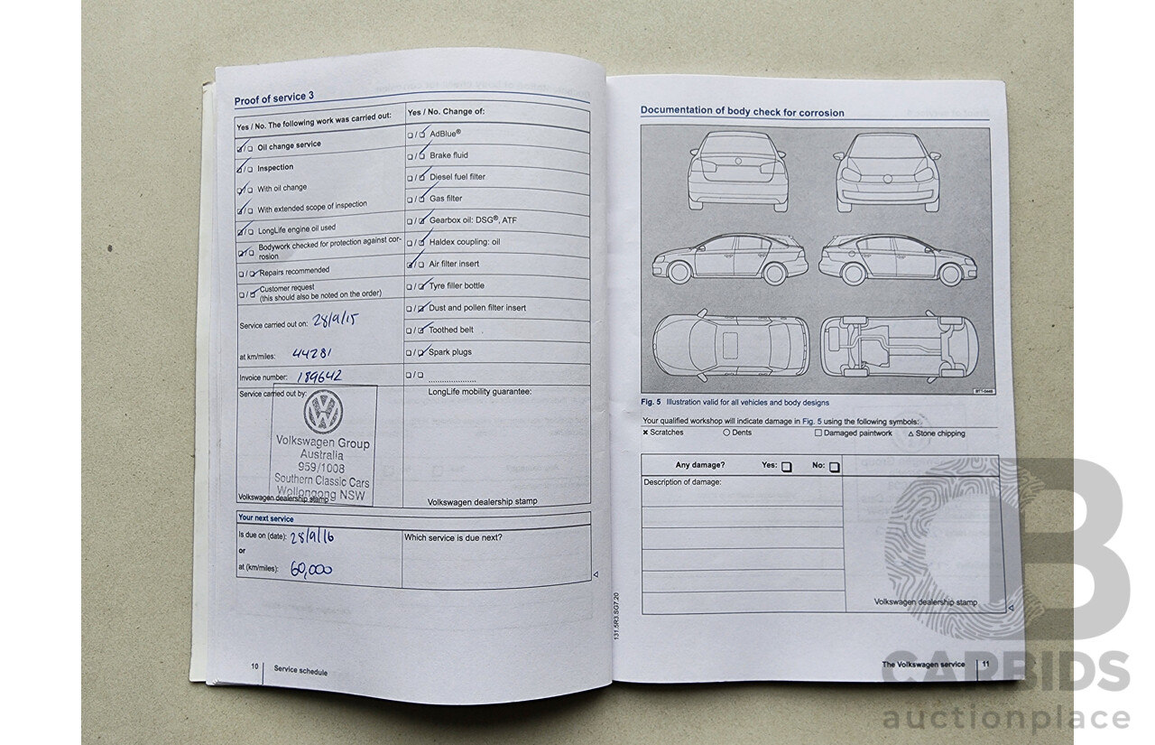 9/2013 Volkswagen Golf 110 TDI Highline AU 5d Hatchback Red 2.0L