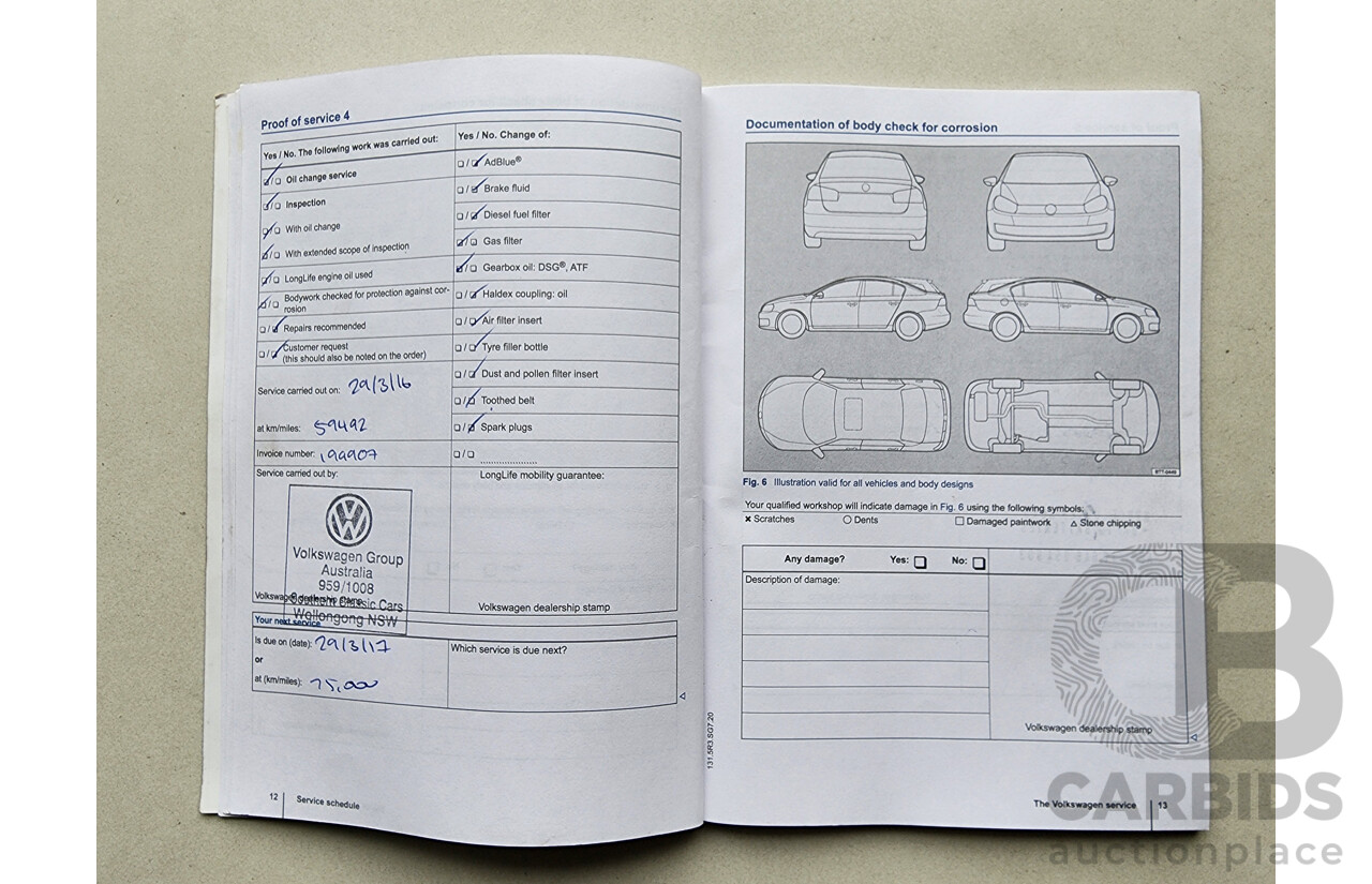 9/2013 Volkswagen Golf 110 TDI Highline AU 5d Hatchback Red 2.0L
