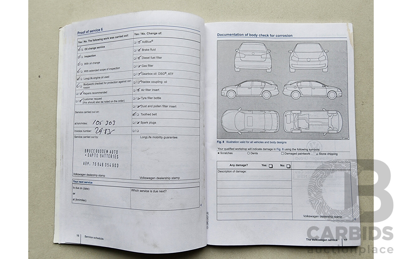 9/2013 Volkswagen Golf 110 TDI Highline AU 5d Hatchback Red 2.0L