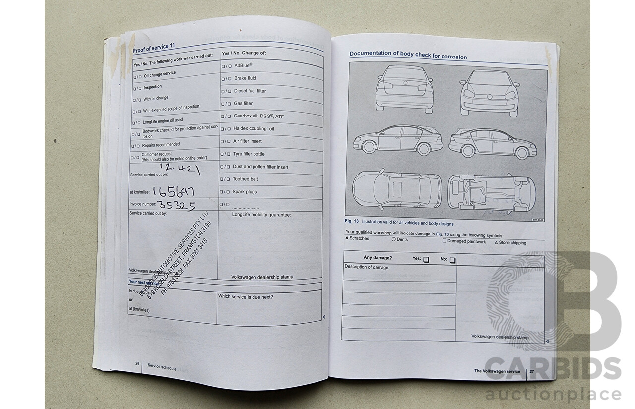 9/2013 Volkswagen Golf 110 TDI Highline AU 5d Hatchback Red 2.0L