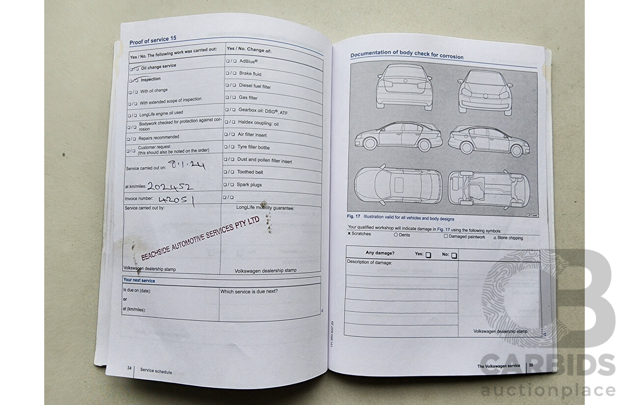 9/2013 Volkswagen Golf 110 TDI Highline AU 5d Hatchback Red 2.0L