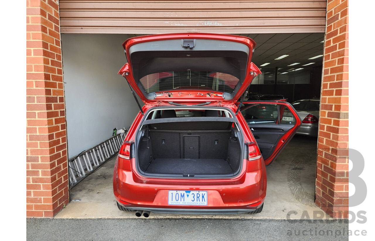 9/2013 Volkswagen Golf 110 TDI Highline AU 5d Hatchback Red 2.0L