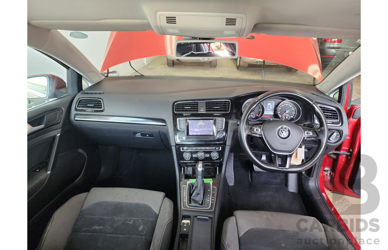 9/2013 Volkswagen Golf 110 TDI Highline AU 5d Hatchback Red 2.0L