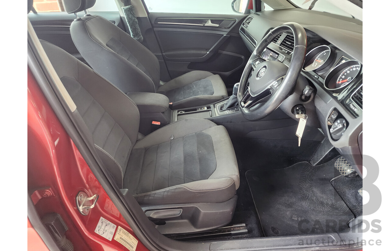 9/2013 Volkswagen Golf 110 TDI Highline AU 5d Hatchback Red 2.0L