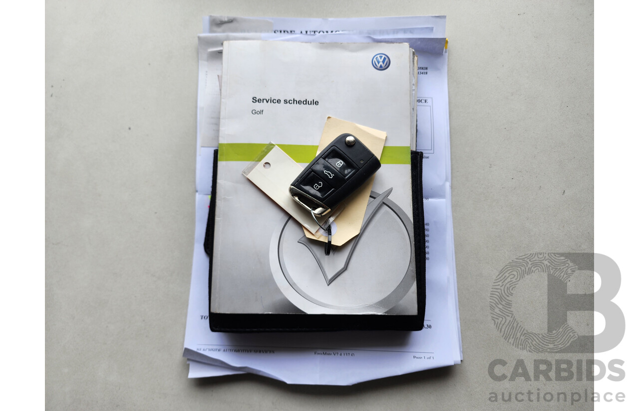 9/2013 Volkswagen Golf 110 TDI Highline AU 5d Hatchback Red 2.0L