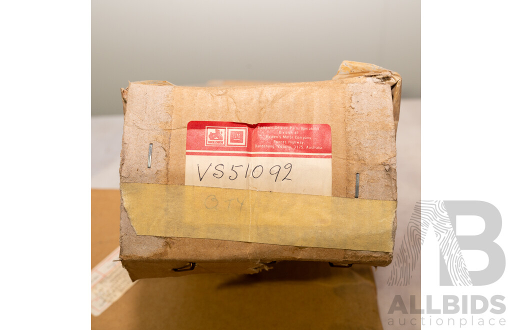 Collection of Seven NOS Genuine Holden Seat Belt Components