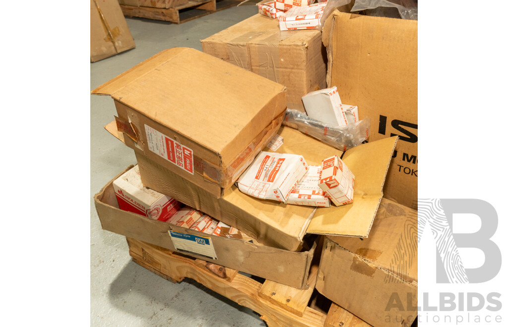 Pallet Lot of NOS Genuine Isuzu Truck and Car Parts