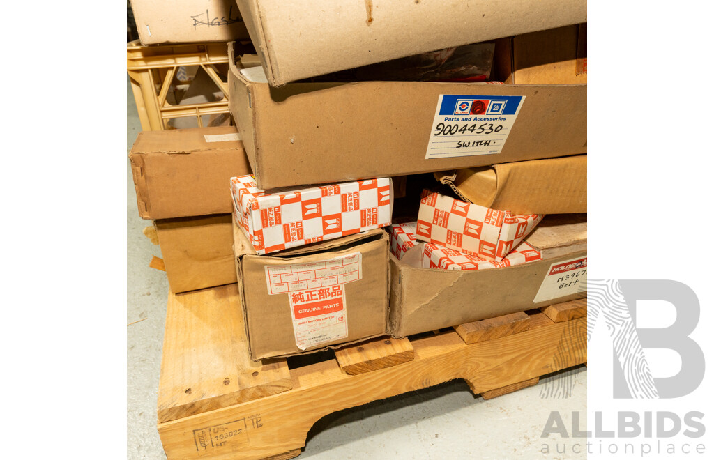 Pallet Lot of NOS Genuine Isuzu Truck and Car Parts