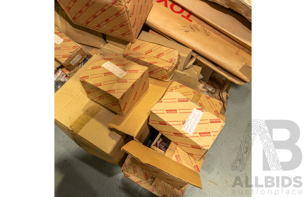 Pallet Lot of NOS Genuine Toyota Parts