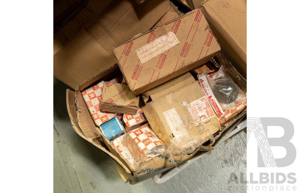 Pallet Lot of NOS Genuine Toyota Parts