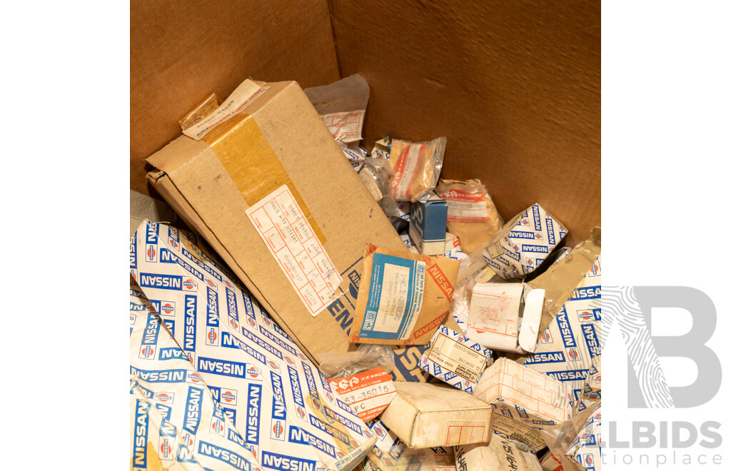Collection of NOS Genuine Nissan Spare Parts