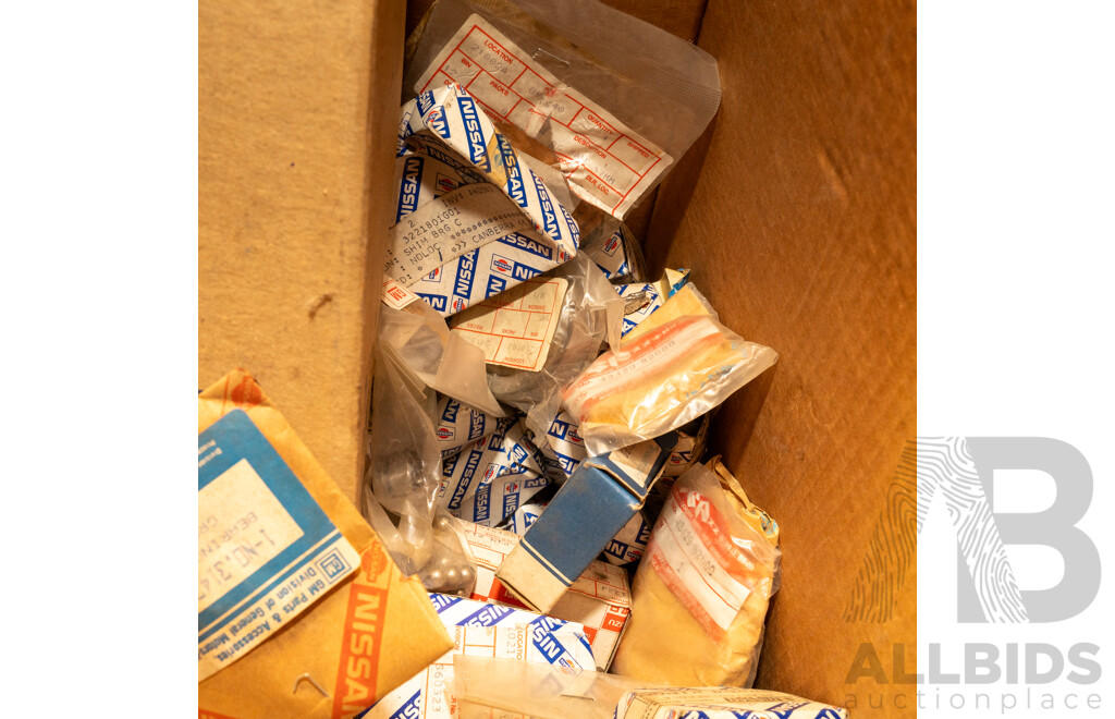 Collection of NOS Genuine Nissan Spare Parts