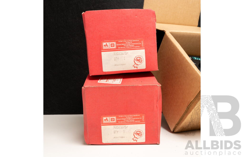 Collection of Five Genuine Holden NOS Interior Parts