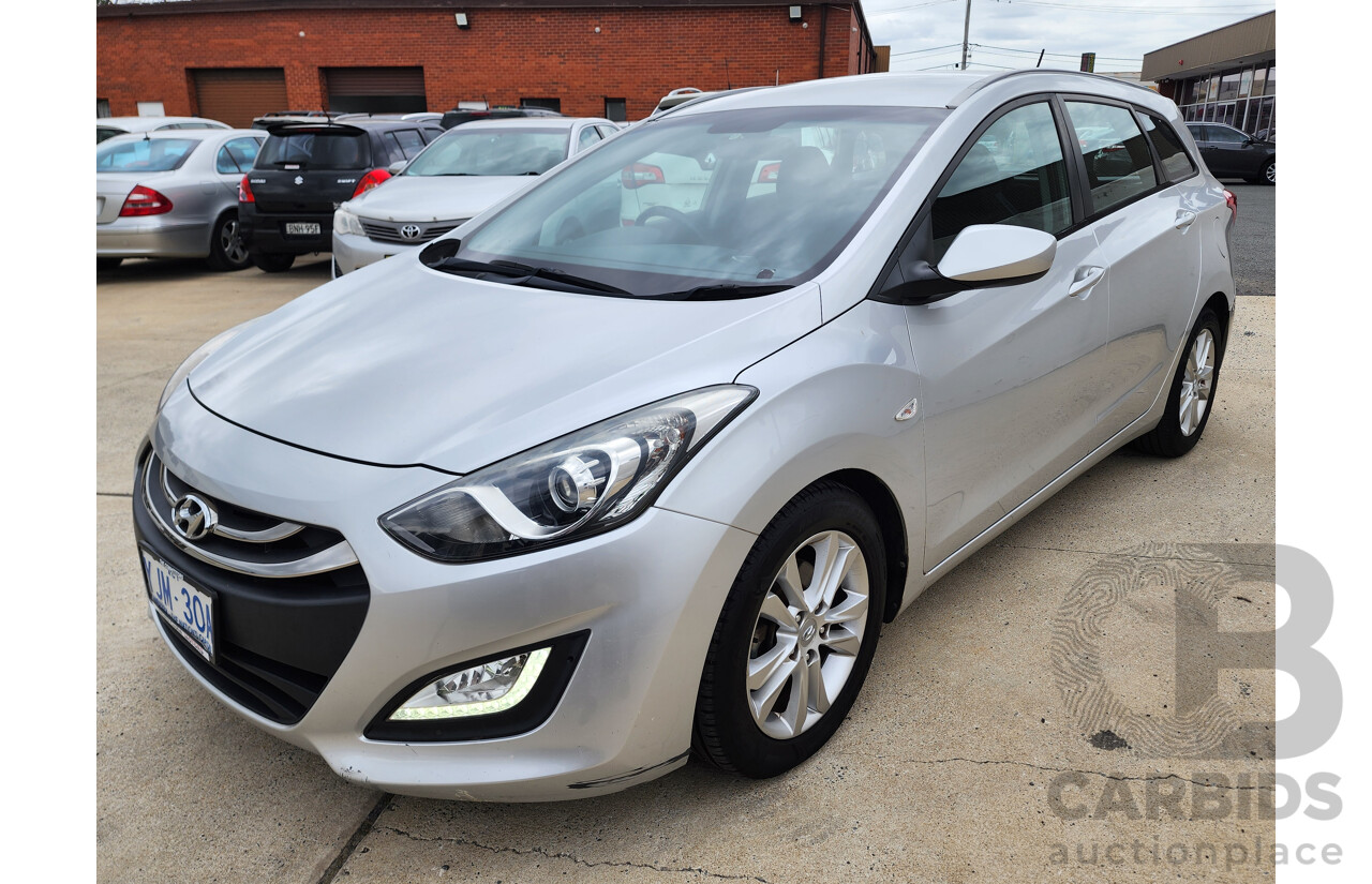 4/2013 Hyundai i30 Active 1.6 CRDi GD 5d Hatchback Silver 1.6L