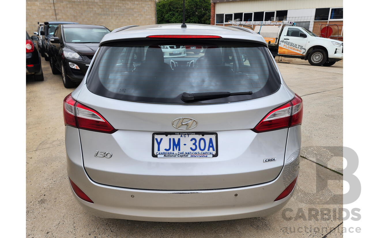 4/2013 Hyundai i30 Active 1.6 CRDi GD 5d Hatchback Silver 1.6L