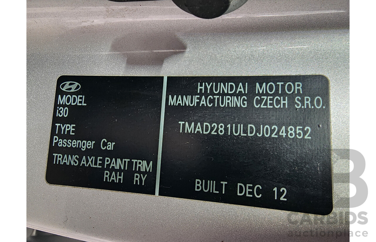 4/2013 Hyundai i30 Active 1.6 CRDi GD 5d Hatchback Silver 1.6L