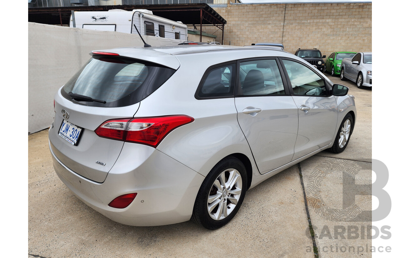 4/2013 Hyundai i30 Active 1.6 CRDi GD 5d Hatchback Silver 1.6L