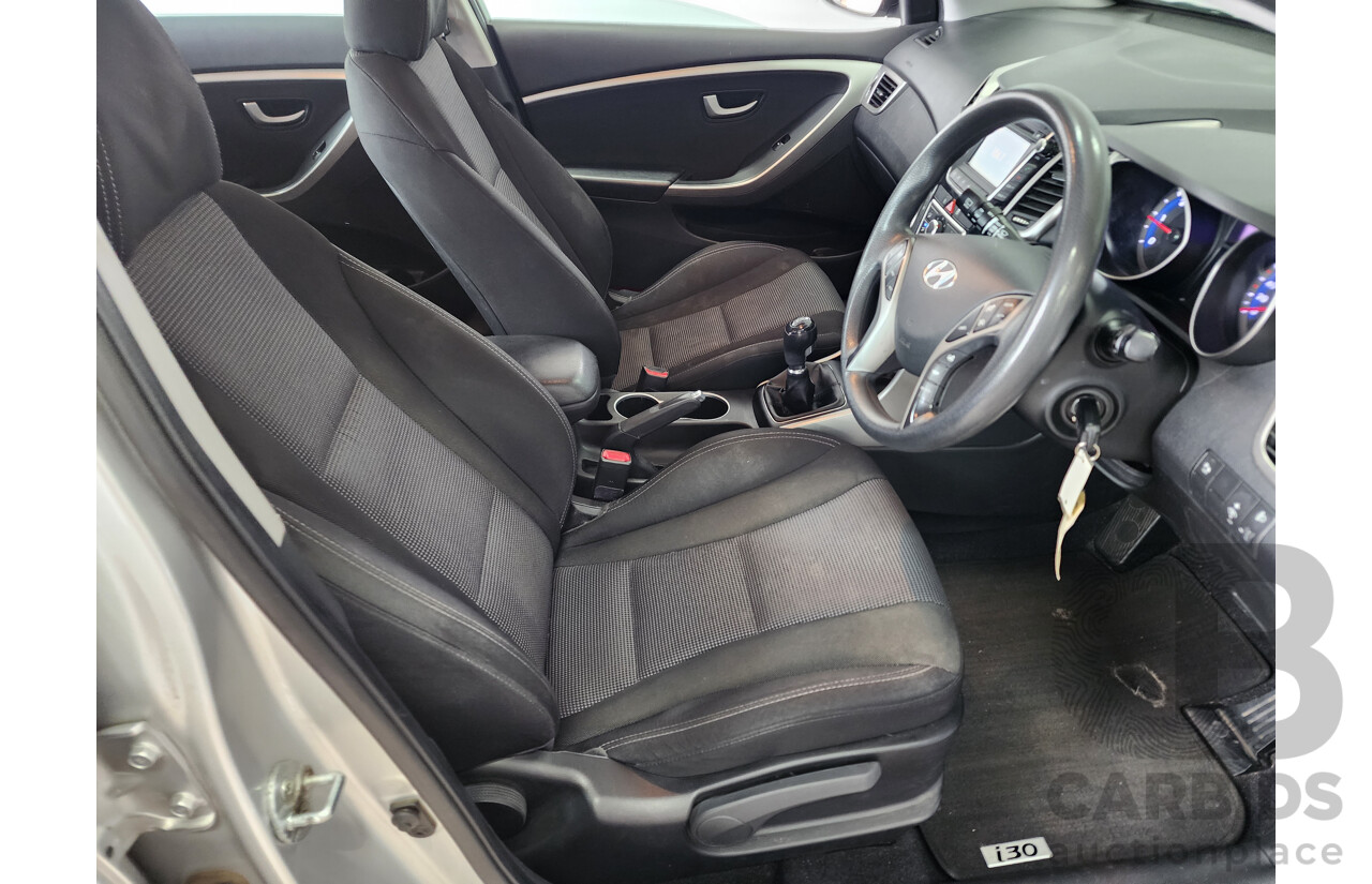 4/2013 Hyundai i30 Active 1.6 CRDi GD 5d Hatchback Silver 1.6L