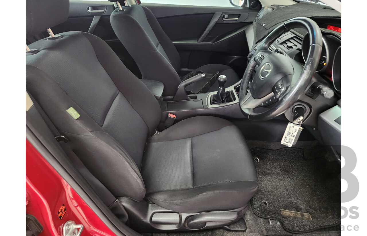 1/2009 Mazda Mazda3 MAXX Sport BL 5d Hatchback Red 2.0L