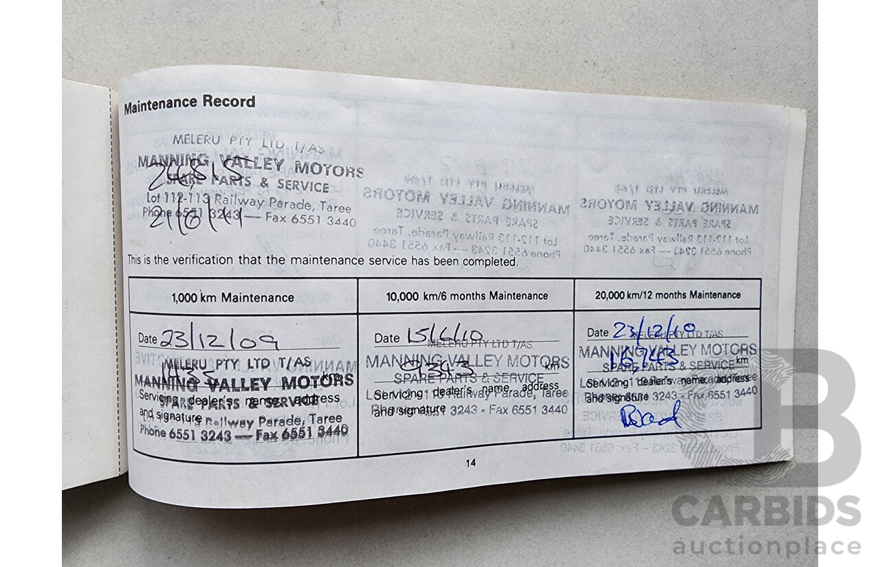 1/2009 Mazda Mazda3 MAXX Sport BL 5d Hatchback Red 2.0L