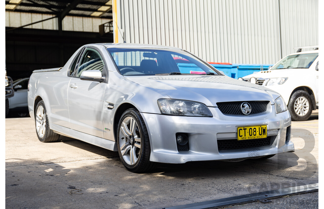 4/2010 Holden Commodore SV6 VE MY10 Utility Nitrate Silver Metallic V6 3.6L