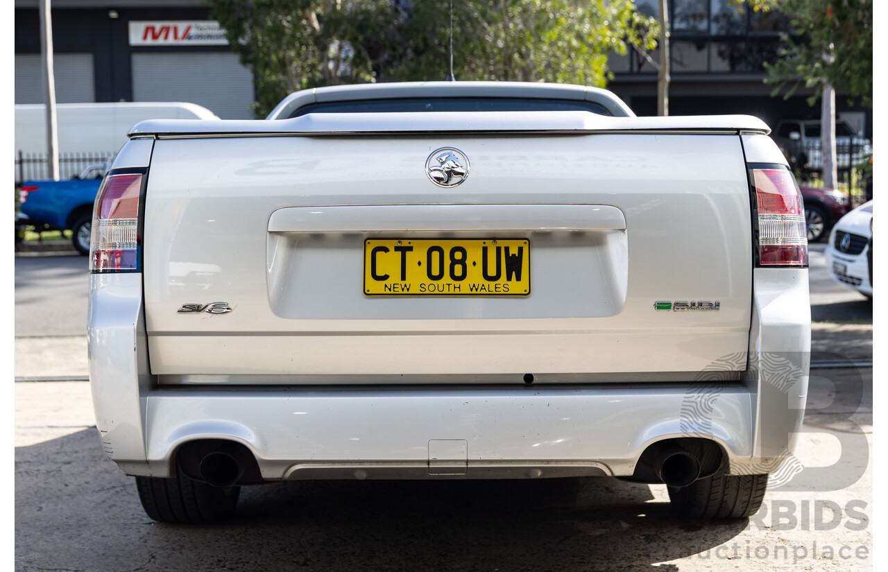 4/2010 Holden Commodore SV6 VE MY10 Utility Nitrate Silver Metallic V6 3.6L