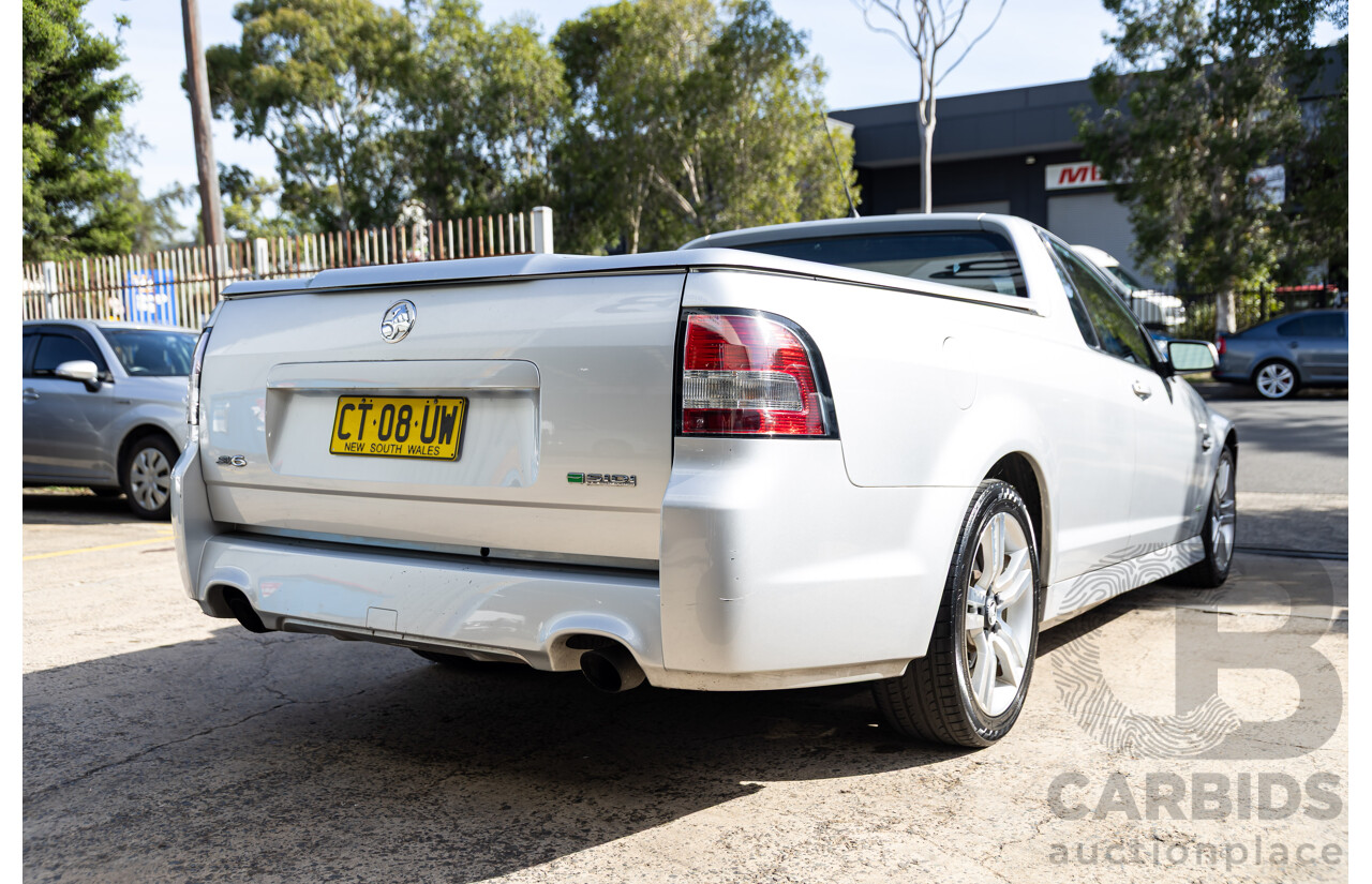 4/2010 Holden Commodore SV6 VE MY10 Utility Nitrate Silver Metallic V6 3.6L