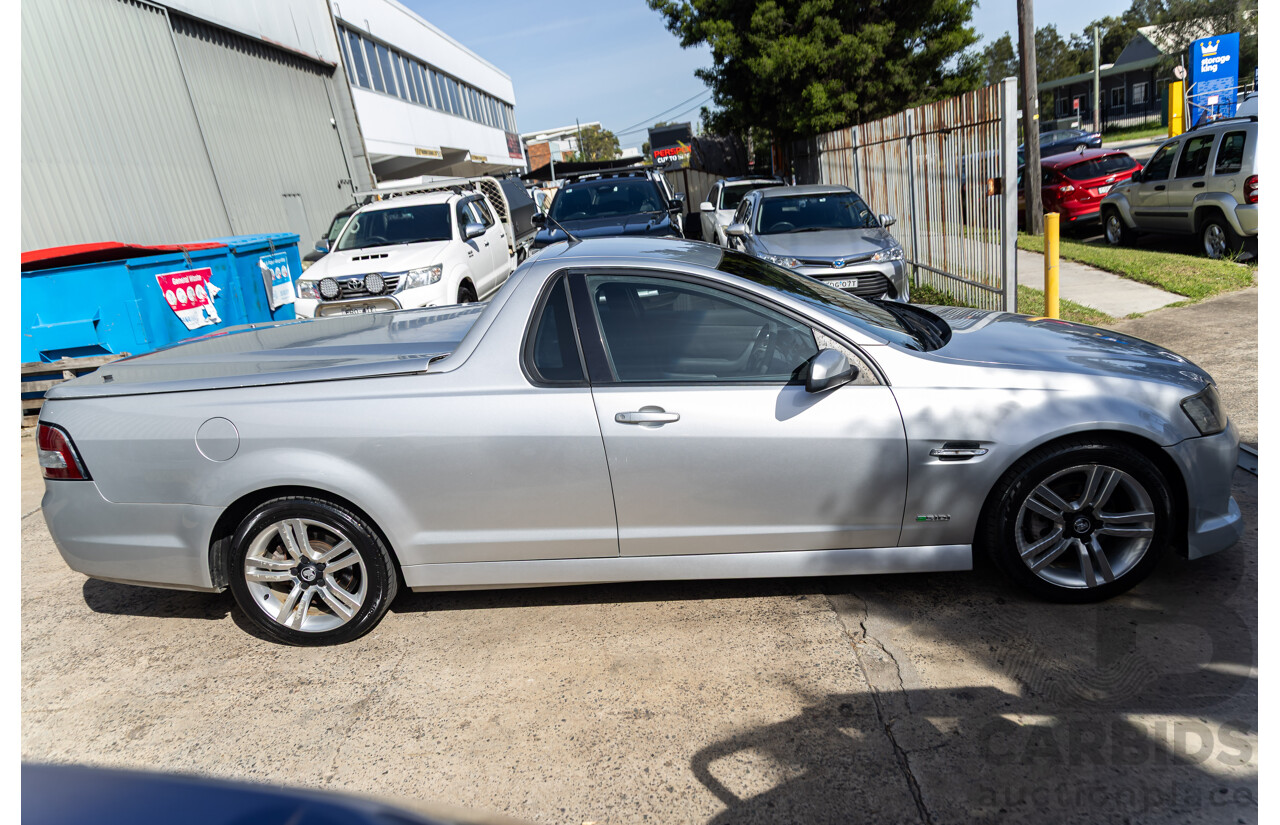 4/2010 Holden Commodore SV6 VE MY10 Utility Nitrate Silver Metallic V6 3.6L