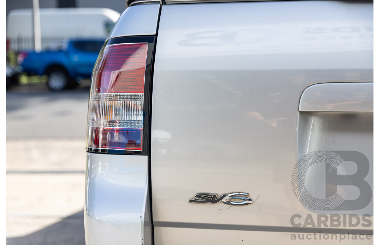 4/2010 Holden Commodore SV6 VE MY10 Utility Nitrate Silver Metallic V6 3.6L