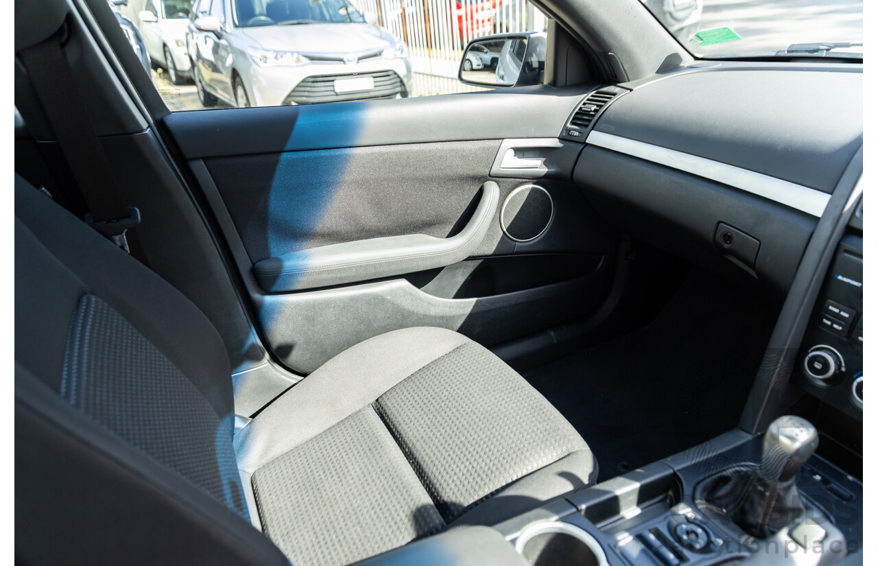 4/2010 Holden Commodore SV6 VE MY10 Utility Nitrate Silver Metallic V6 3.6L