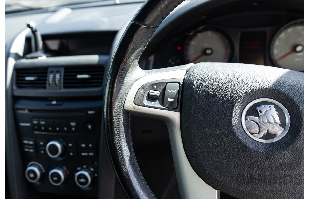 4/2010 Holden Commodore SV6 VE MY10 Utility Nitrate Silver Metallic V6 3.6L