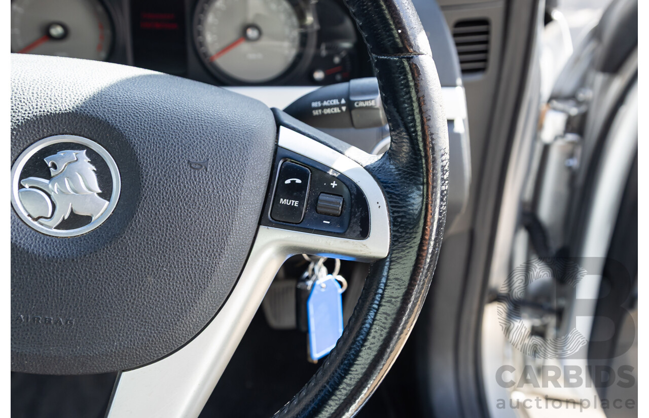 4/2010 Holden Commodore SV6 VE MY10 Utility Nitrate Silver Metallic V6 3.6L