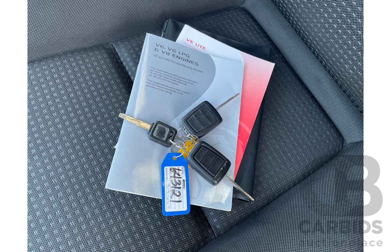 4/2010 Holden Commodore SV6 VE MY10 Utility Nitrate Silver Metallic V6 3.6L